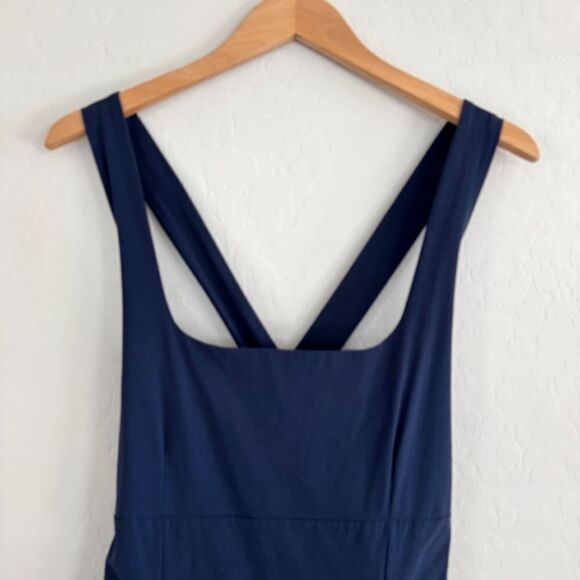 NEW Outdoor Voices Cross Back Exercise Dress in Navy Blue Size XL - Picture 11 of 16